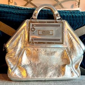 Versace silver Hit handbag